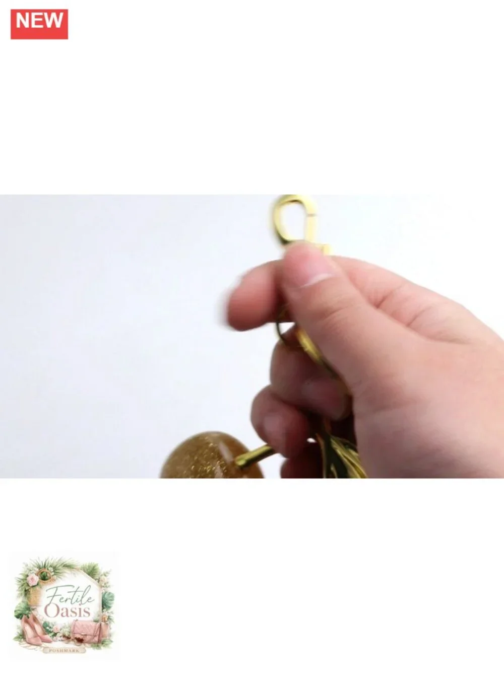 Cute Cherry Bag Charm Keychain Purse Accessory Metal Resin Gift